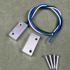Gebildet Gebildet Rolling Door Contact Magnetic Reed Switch Alarm with 3 Wires for N.O./N.C. Applications MC-51