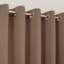 Sun Zero Easton - Panel de Cortina oscurecedora con Ojales, Ahorro de energía, 40 x 54 Pulgadas, Cebada