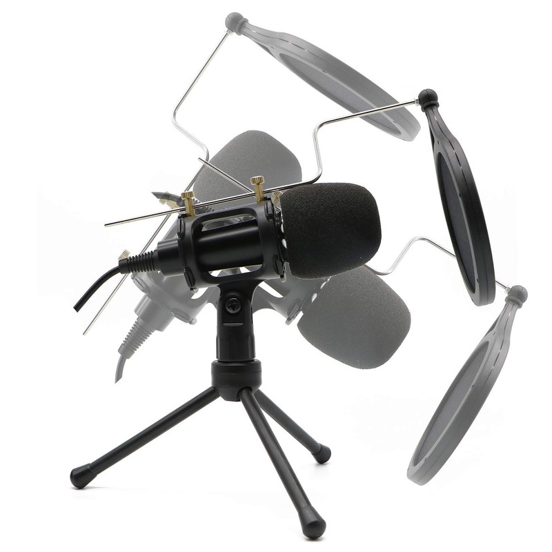 Microphone Condenser Microphone, Smartphone, Microphone, Game Commentary, Stand Mic, Smartphone