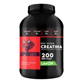 Creatina Monohidratada 1kg Bull Protein 200servicios Sabores                                                                                          