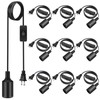 10 Pack Hanging Light Cord Pendant Light Cord with Switch