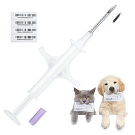 Manruta Animal ID Microchips 8 Pack for Horse Lion Cats Dogs Goat or Farm Animals Identification Management 2.12 mm Dia, 12 mm Length