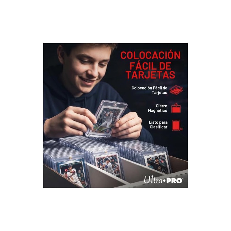 Ultra Pro ULP15246-UV One-Touch-UV 75pt Tarjetero - 5 piezas