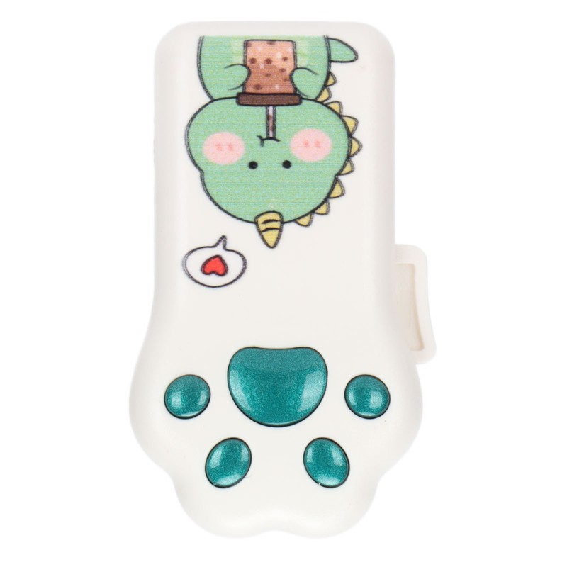 Flash Drive Green Dinosaur Pattern Cat Paw Shape USB2.0 Memory