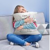Gilbert the Goose Cuddly Cushion with Saying Gans Gechillt Funny