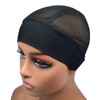 Highshion 2pcs Headband wig cap for making wig,Adjustable Velcro Lace