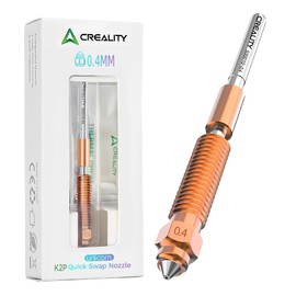 Creality K2 Plus Combo Nozzle, Original K2 Plus Unicorn Quick Swap Nozzle with Titanium Alloy Heat Break, Copper Alloy Hardened Steel, High Flow High Speed Printing for Creality Hi Combo (0.4mm)