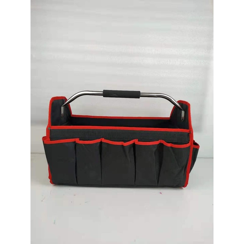 19"Open Tool Tote Collapsible bag with Shoulder Strap Portable Waterproof