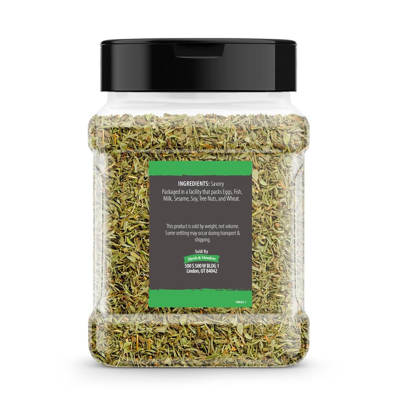 Birch & Meadow Savory, Cut & Sifted, Aromatic Herb (2.9