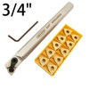ASZLBYM 3/4" Lathe Internal Boring Bar Turning Tool Holder S20R-MWLNR08