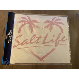 Salt Life 12” Pink Salt Life Palm Trees Decal