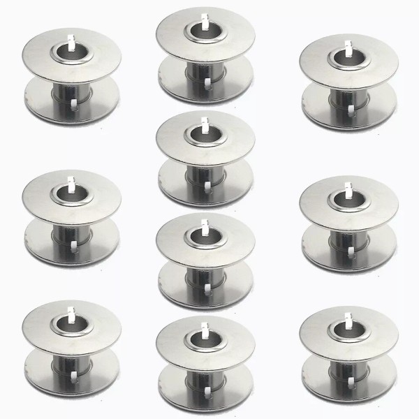 Unbranded 10 Metal Bobbins #2996 For Singer 15 Class, 16