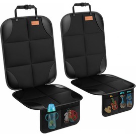 Smart eLf 1680D Car Seat Protection Mat, Anti-Slip Waterproof Car Seat Protector (Set of 2 Baby Child Car Seat Protector)