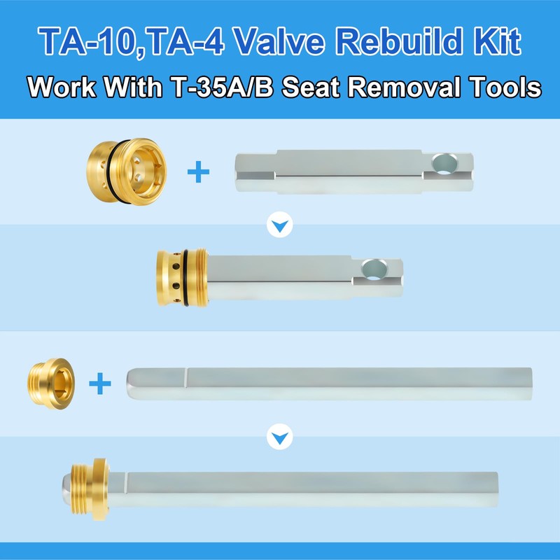 2 Set REB-Valve Rebuild Kit Replacement for Symmons Temptrol Shower