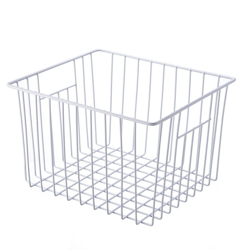 SANNO Freezer Baskests Organizer Bins, Freezer Wire Storage Basket Refrigerator