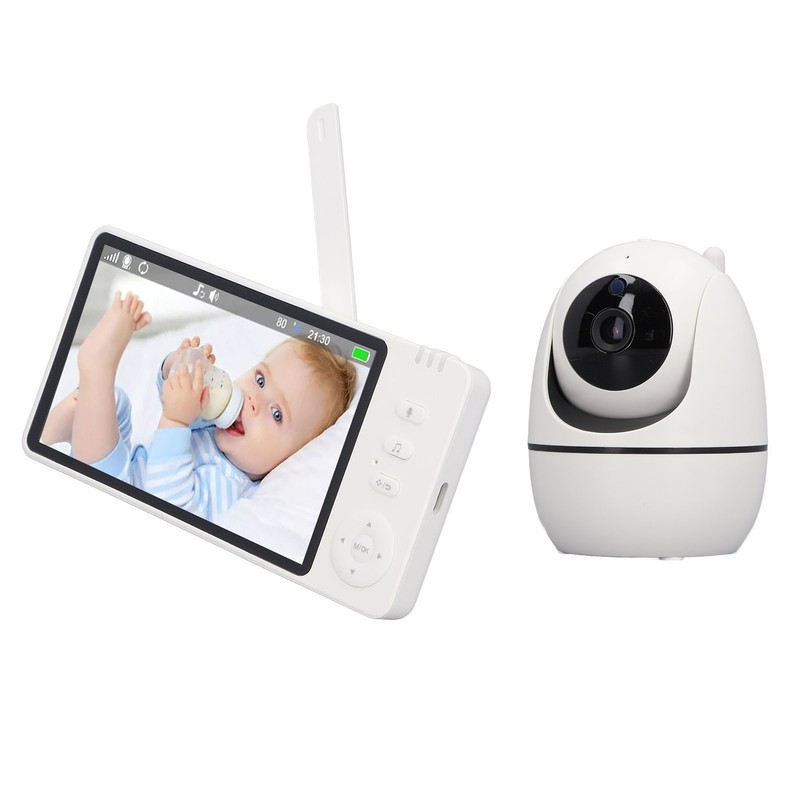 5 Inch HD Screen Baby Camera Monitor Night Vision Sound