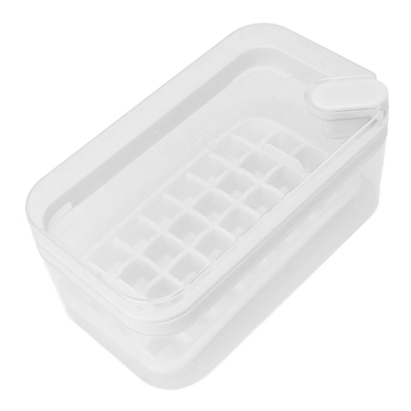Easy Release Ice Cube Tray Plastic 32 Grids Ice Tray