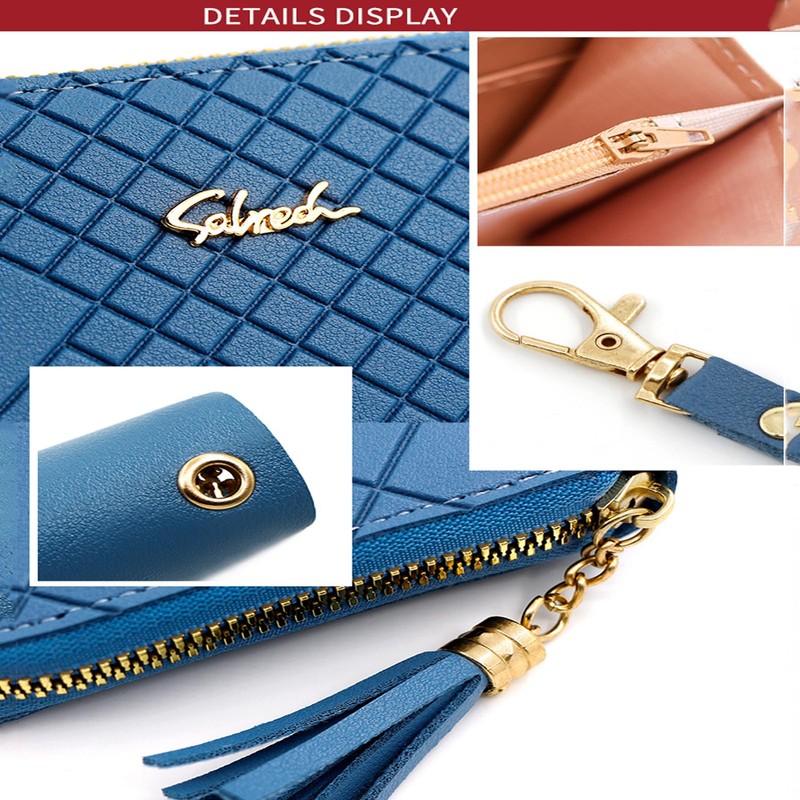 YUEcthynous Women's Large Wallet, Soft Synthetic Leather Purse, Women's Small