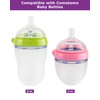 Sippy Spout Nipples for Comotomo Baby Bottles,100% Soft Silicone Sippy
