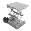 Stainless Steel Lab Jack Scissor Stand Platform 4x4in Expandable Height