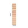 1:12 Miniature Wood Staircase DIY Step Stair Crafts Decorative Dollhouse