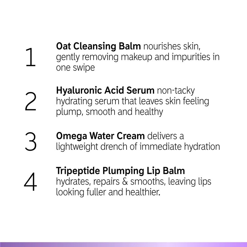 The Inkey List The Hydration Edit Routine 140ml (worth £37.50)