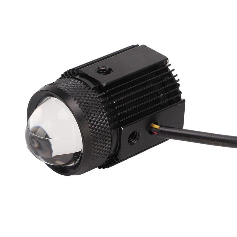 Pair Motorcycle LED Spotlight High Low Beam Yellow White Light