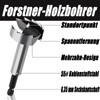 Vearter 5-Piece Forstner Drill Bit Set, 15/20/25/30/35 mm Hole Drill