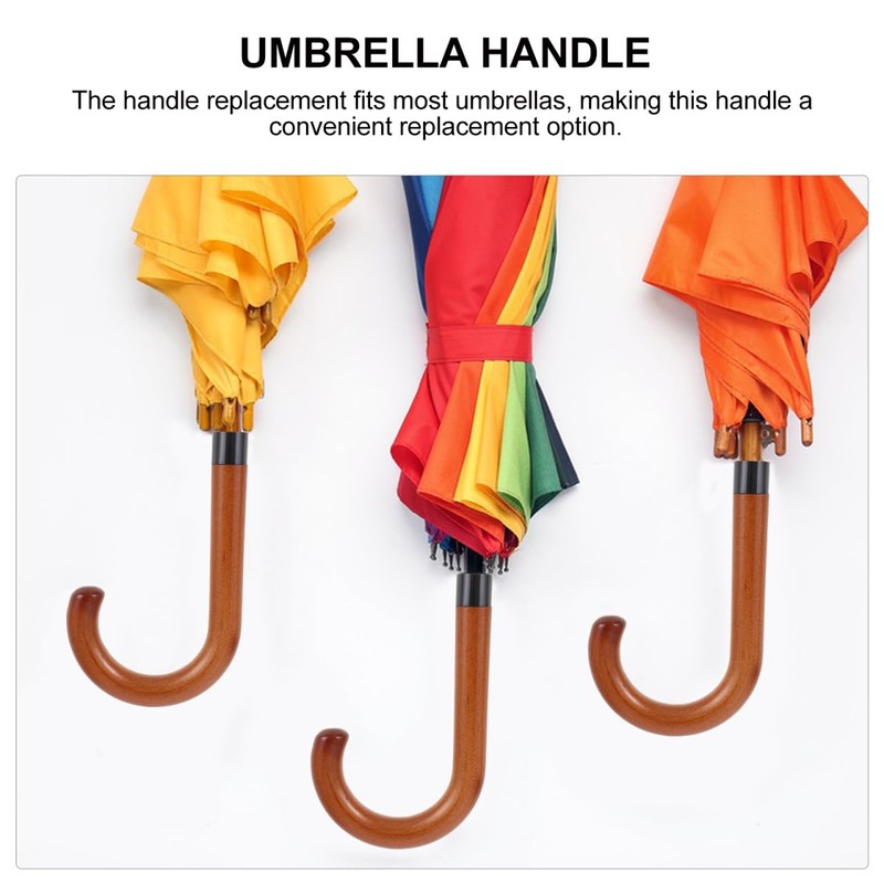 GAROZATION Replacement Handle for Umbrella, Comfortable Handle for Rain and