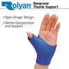 Rolyan Neoprene Pull On Thumb Support, Wrist Compression Sleeve, Thumb