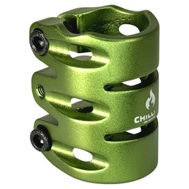 F26 Chilli Pro Scooter Stunt Scooter I Pearl I Base I Rocky I Reaper I Pedal I Scooter I for Handlebars with Clamping Slot I Clamp I Bar Clamp (Pearl Green, 31.8)