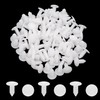 sourcing map Universal 6 mm Hole Diameter White Plastic Car