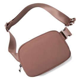 Belt Bag for Women Fanny Pack Crossbody Bags for Women Fashion Waist Packs with Adjustable Strap Gifts for Women Men (Brown)