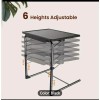 Table Portable & Foldable Comfortable Adjustable TV Tray Table Stand