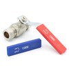 15mm Lever Isolation Valve ISO Compression Fitting Full Bore Water
