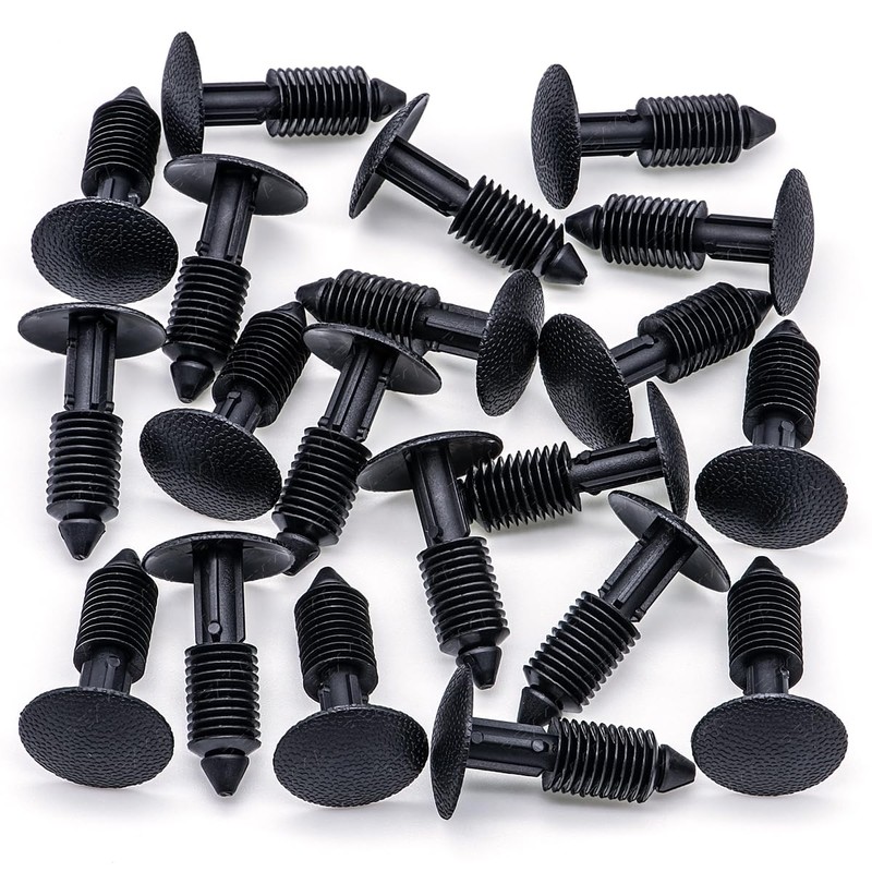 Rexka 20pcs F150 Cowl Grille Pin Clip Retainer W710312-S300 Compatible