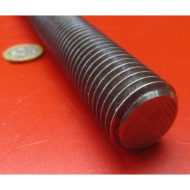 Unbranded 18-8 Stainless Steel Threaded Rod, RH, 1"-8 x 1 Foot Length