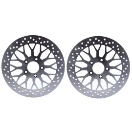 YDDVEHI Front Kit Brake Rotors Discs for Harley Electra Glide Road King Road Glide 08-13