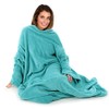 Autumn Faith Snuggle Blanket With Sleeves Wrap Around - Blue