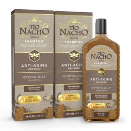 Tio Nacho Younger Looking Revitalizing Shampoo with Royal Jelly, 14 Ounces (Pack of 2)