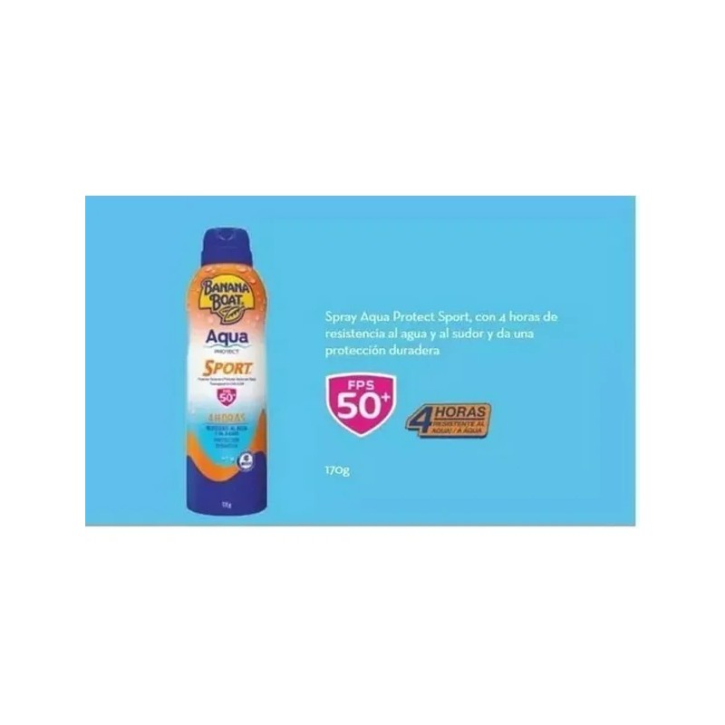 Kit 4 Protectores Bloqueador Solar 50 Fps Banana Boat