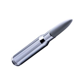 VMS Racing 50 Cal Caliber Chrome White TIP Bullet Antenna in Heavy Gauge CNC Machined Billet Aluminum Short Compatible with Ford Raptor F-150 10-21 2010-2021