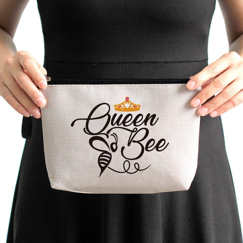 Hanamiya Na Queen Bee -Makeup Bag, Bumble Bee Inspirational Gift