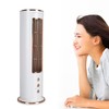 Desktop Bladeless Fan 3 Speed Wind Tower Shaped USB Rechargeable