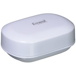 Asbel Emeal Soap Box, Soap Tray, Bath Supplies, Ag, Antibacterial, Blue, Approx. 4.3 x 3.0 x 1.8 inches (11 x 7.7 x 4.5 cm)