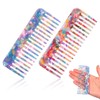 2 Pack Large Acetate Wide Tooth Combs for Women, Wides