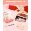 Parches para Los Ojos Reutilizables, Parches de Silicona Debajo de