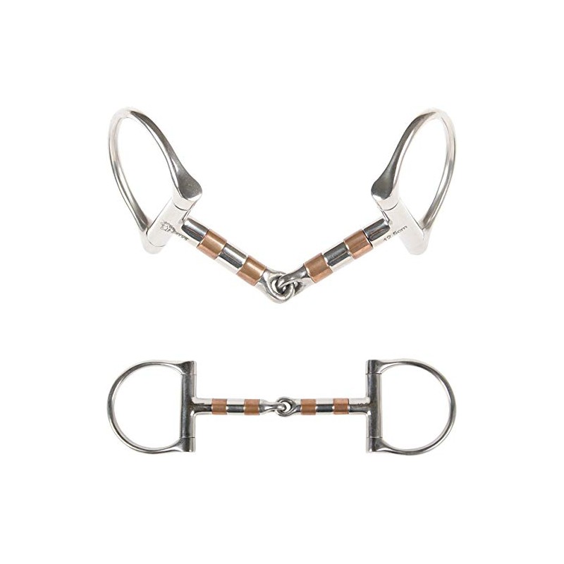 Harry's Horse 41201035 11.5 Wheelie Copper Lozenge Snaffle – 11.5,