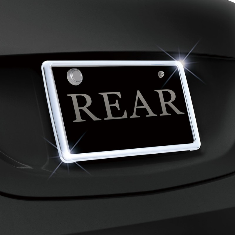 SEIWA K416 Car Exterior License Plate Frame, Rear, 1 Piece,