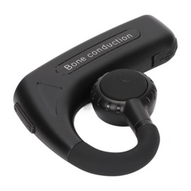 EBTOOLS Audífonos Bluetooth 5.0, Auriculares de Conducción ósea, Gancho para la Oreja Auriculares inalámbricos, Universal para Ambos Oídos, para Juegos, Escuchar Música, Llamar, Ver El Vídeo (Negro)